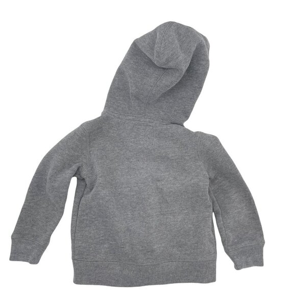 OshKosh B'Gosh Gray Spellout Full Zip Hoodie Sweatshirt Toddler Size 2T Casual - Picture 2 of 4